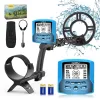 Adults Metal Detector with Adjustable Stem, 5 Modes & IP68 Waterproof Coil