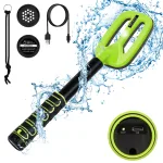 Underwater Metal Detector: IP68 waterproof, rechargeable, 3 modes (vib. & sound), 1600mAh built-in, for adults’ underwater diving