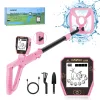 Rechargeable Kids Metal Detector with LCD Display and Adjustable Waterproof Search Coil