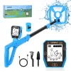Rechargeable Kids Metal Detector with LCD Display & Waterproof Search Coil