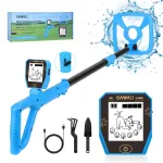 Rechargeable Kids Metal Detector with LCD Display & Waterproof Search Coil