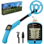 Adjustable Kids Metal Detector with LCD Display and 6” Search Coil for Exploration Hiking