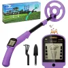Adjustable Kids Metal Detector with LCD Display and 6” Search Coil for Exploration Hiking