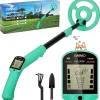 Kids Metal Detector: Adjustable (27.5 - 37.8”), with intuitive LCD display, lightweight, 6” search coil for exploration hikes