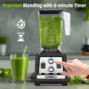 A blender is working to make a vefetable juice.