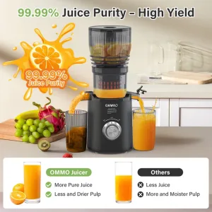 Ensure the 99.99% purity of most juices.