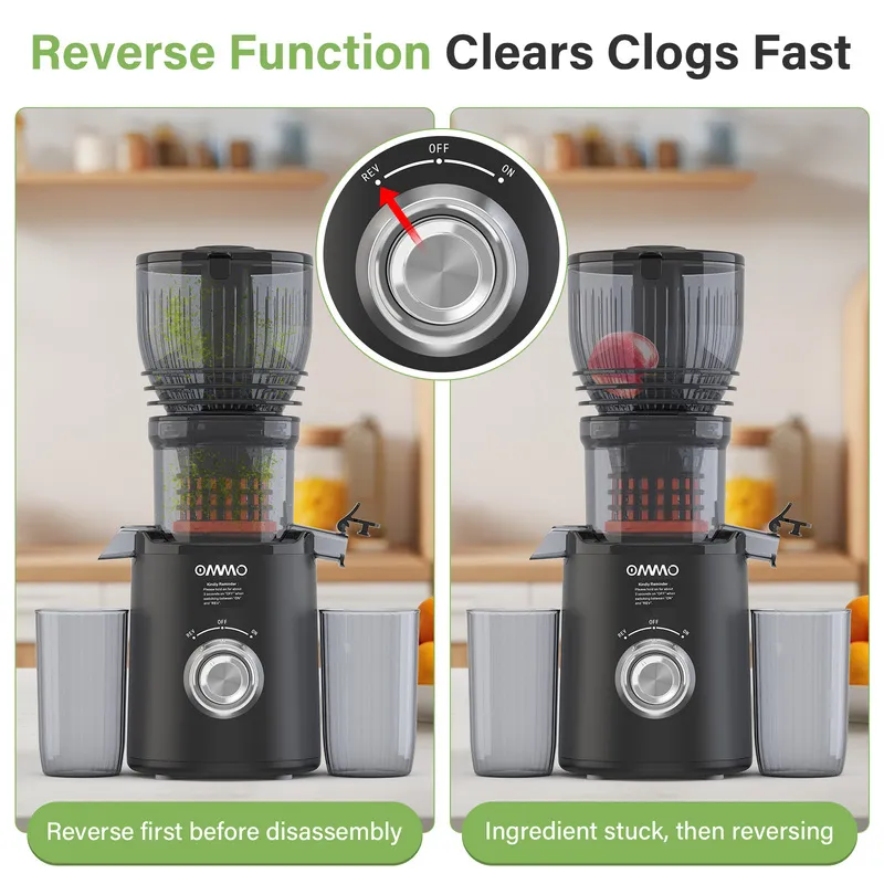 Juicer with reverse funciton Juicer with reverse funciton.