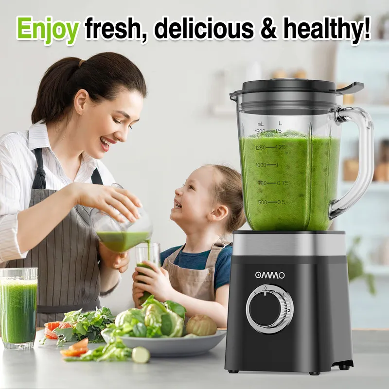 OMMO blender makes healthy drinks