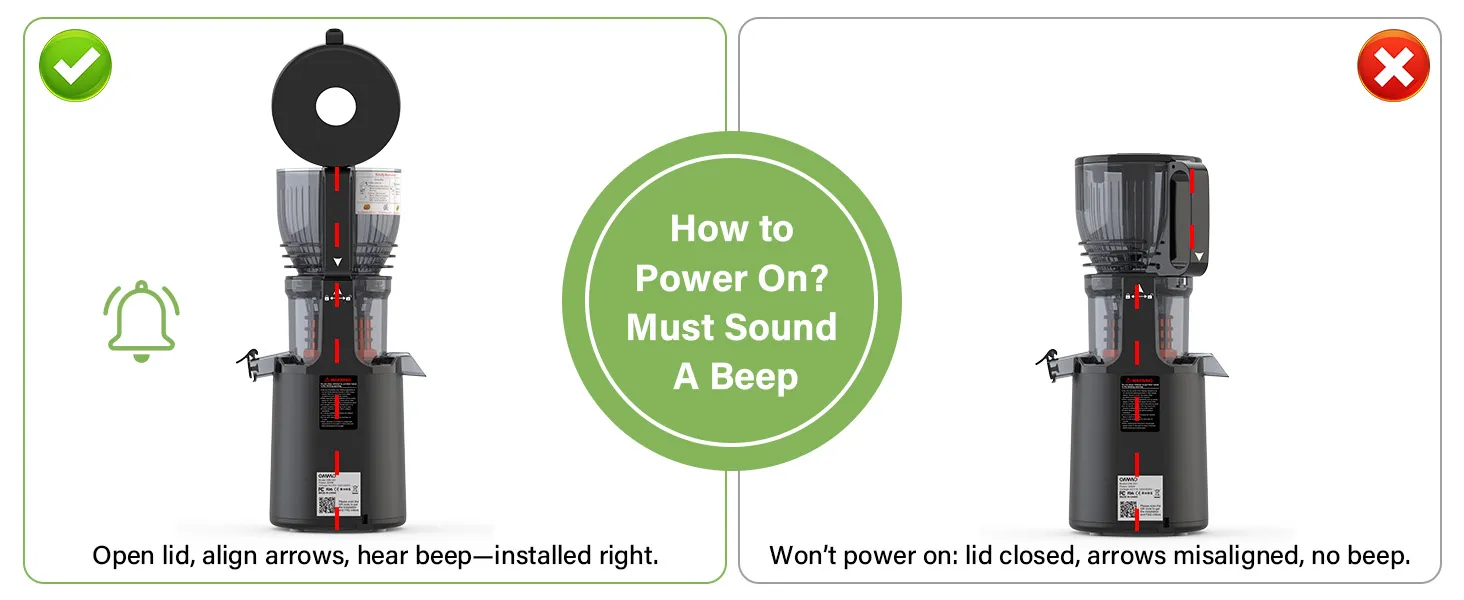 how to assemble the juicer.